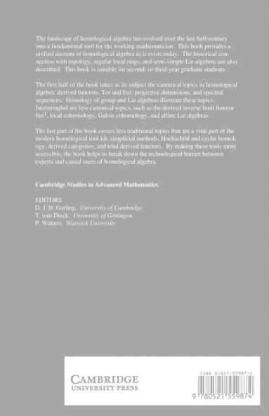 An Introduction to Homological Algebra