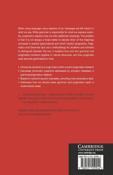 Pragmatics and Grammar