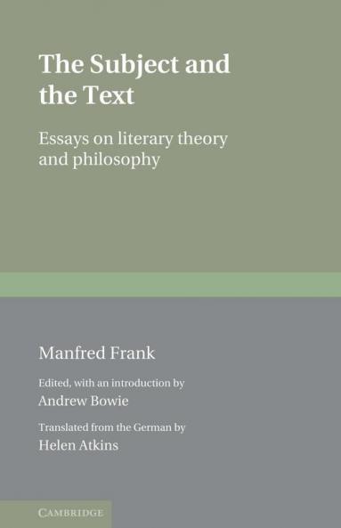 The Subject and the Text