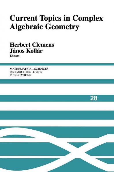 Current Topics in Complex Algebraic Geometry