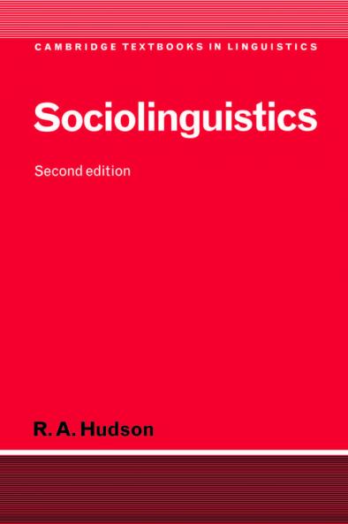 Sociolinguistics