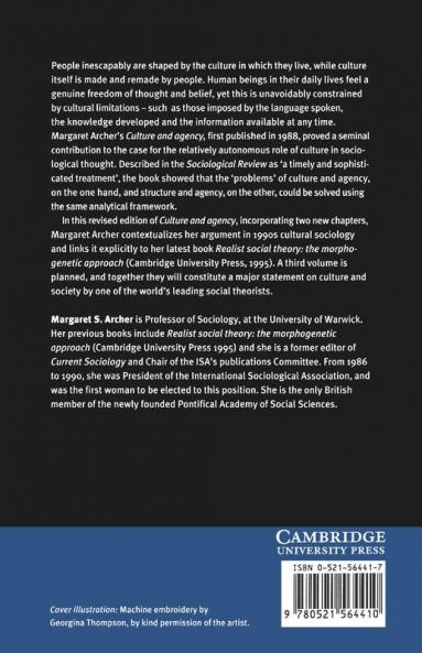 Culture and Agency