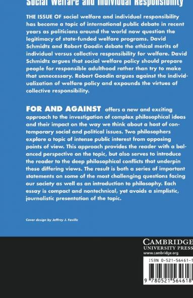 Social Welfare and Individual Responsibility