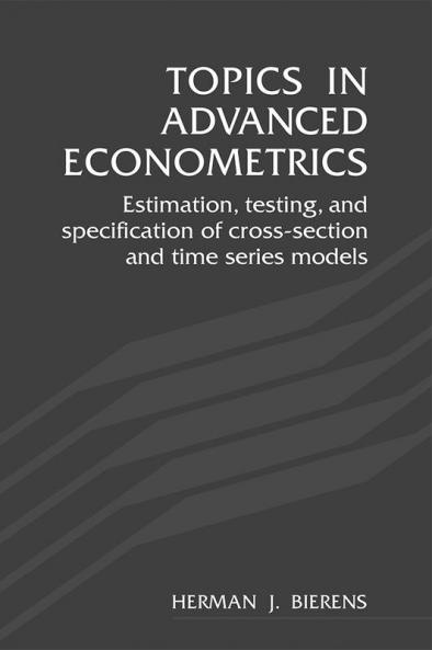 Topics in Advanced Econometrics