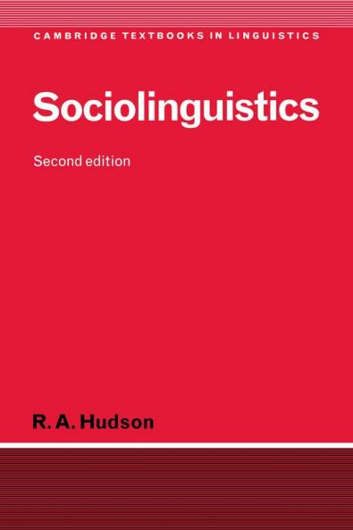 Sociolinguistics