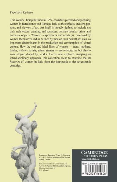 Picturing Women in Renaissance and Baroque Italy