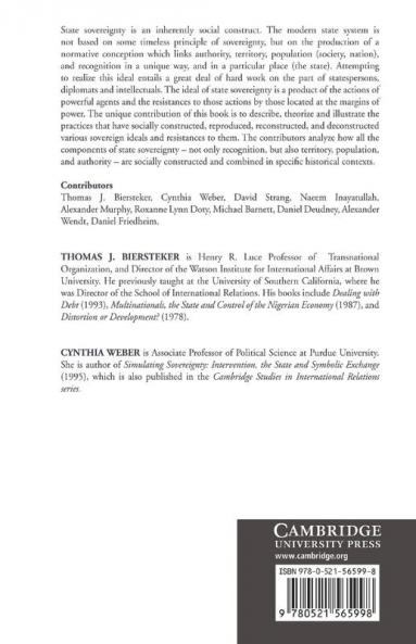 State Sovereignty as Social Construct