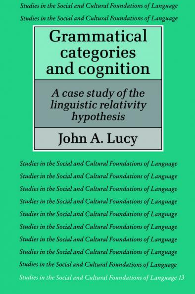 Grammatical Categories and Cognition
