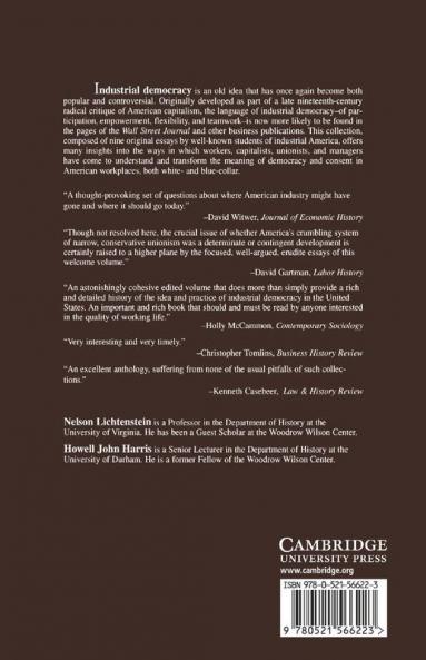 Industrial Democracy in America