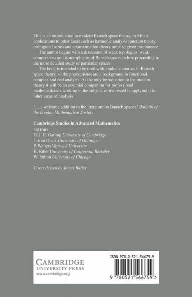 Banach Spaces for Analysts