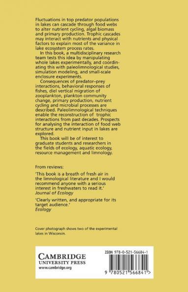 The Trophic Cascade in Lakes