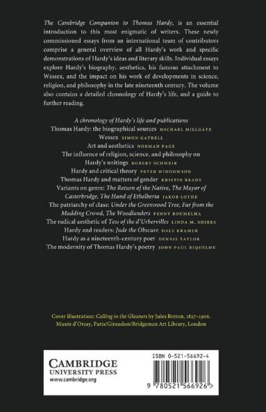 The Cambridge Companion to Thomas Hardy