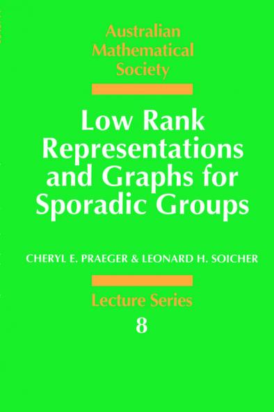 Low Rank Representations and Graphs for Sporadic Groups