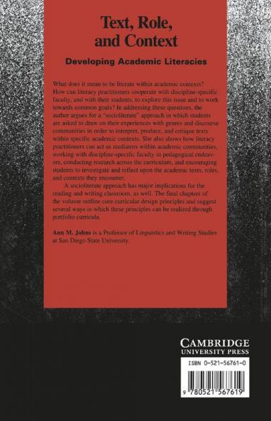Text Role and Context
