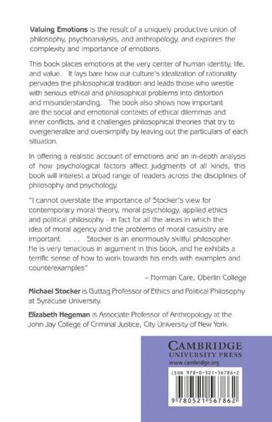 Valuing Emotions