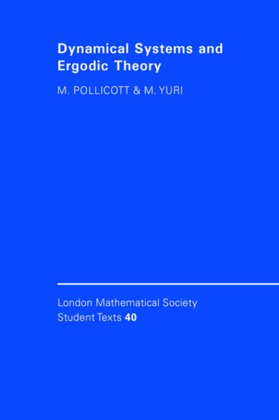 Dynamical Systems and Ergodic Theory