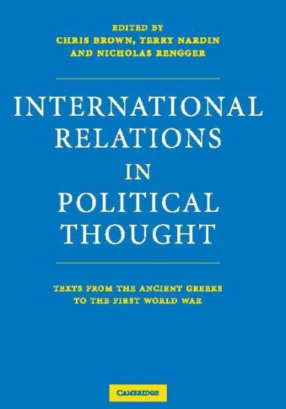 International Relations in Political Thought