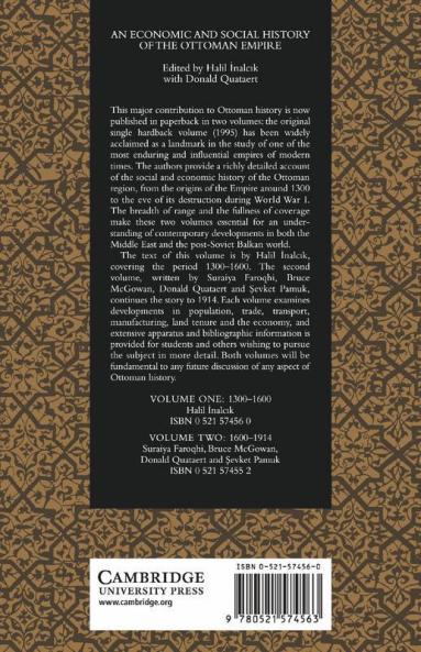 An Economic and Social History of the Ottoman Empire