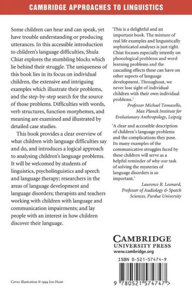 Understanding Children with Language Problems