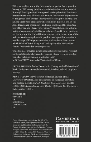 Heresy and Literacy 1000 1530