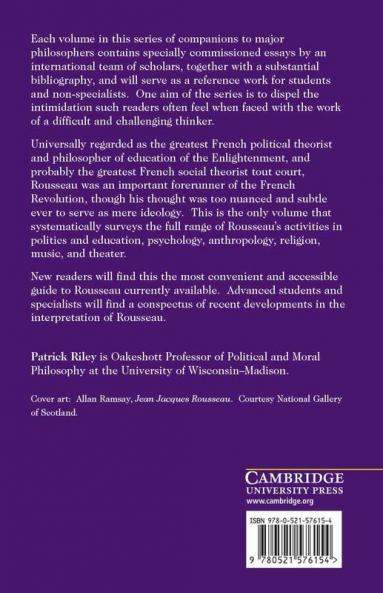The Cambridge Companion to Rousseau