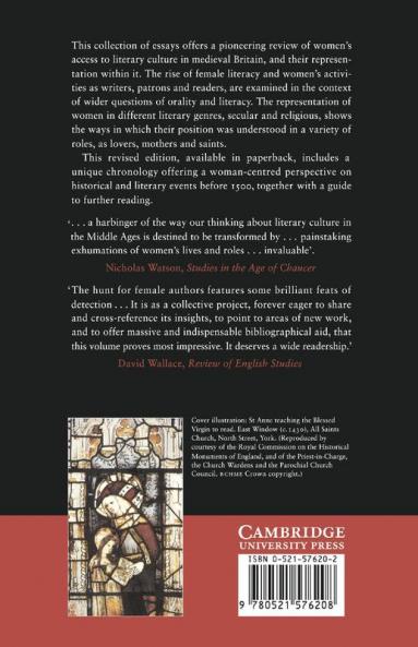 Women and Literature in Britain 1150 1500