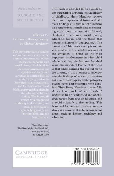 Children Childhood and English Society 1880 1990