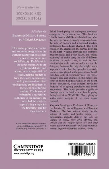 Health and Society in Britain Since 1939