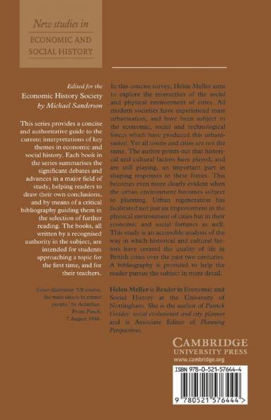 Towns Plans and Society in Modern Britain