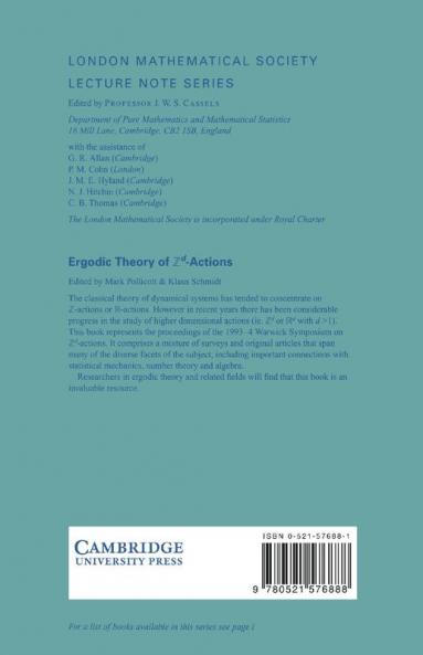 Ergodic Theory of ZD Actions