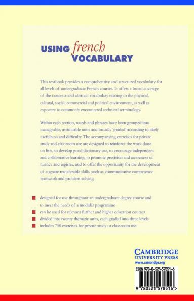 Using French Vocabulary