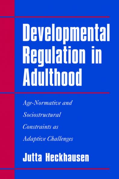 Developmental Regulation in Adulthood