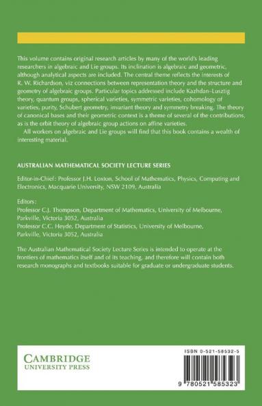 Algebraic Groups and Lie Groups
