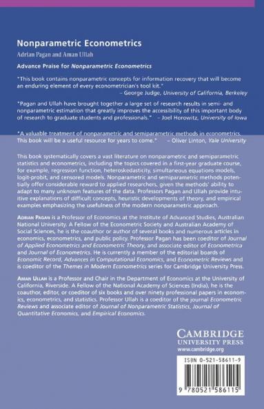 Nonparametric Econometrics