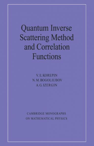 Quantum Inverse Scattering Method and Correlation Functions