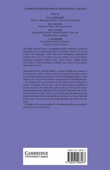 Quantum Inverse Scattering Method and Correlation Functions