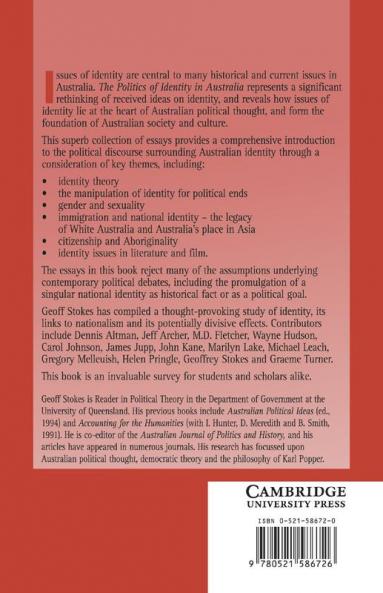 The Politics of Identity in Australia