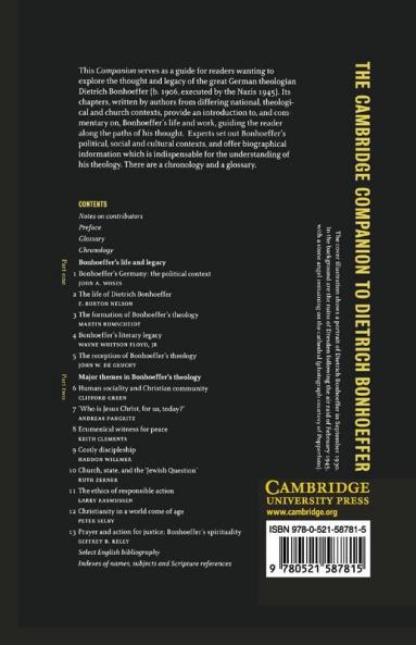 The Cambridge Companion to Dietrich Bonhoeffer
