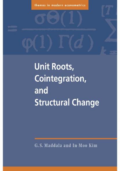Unit Roots Cointegration and Structural Change