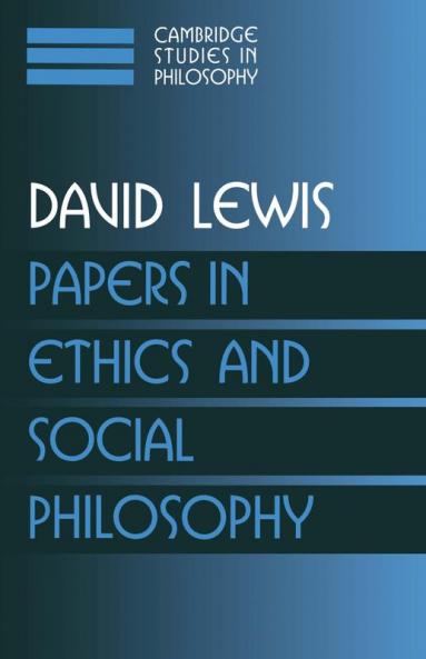 Papers in Ethics and Social Philosophy
