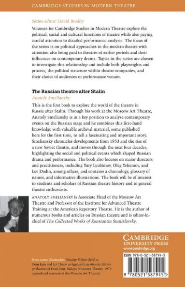 The Russian Theatre After Stalin