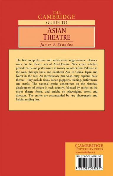 The Cambridge Guide to Asian Theatre