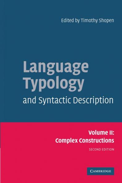 Language Typology and Syntactic Description Volume II