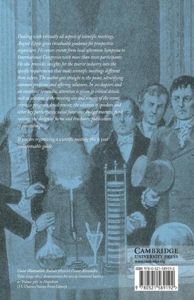 Organizing Scientific Meetings