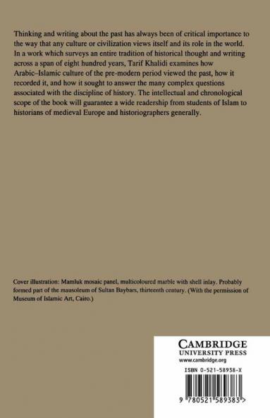 Arabic Historical Thought in the Classical Period