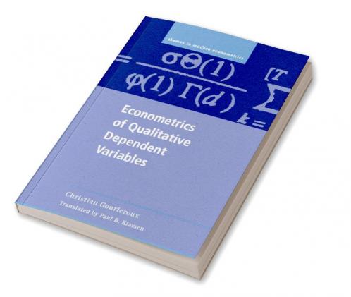 Econometrics of Qualitative Dependent Variables