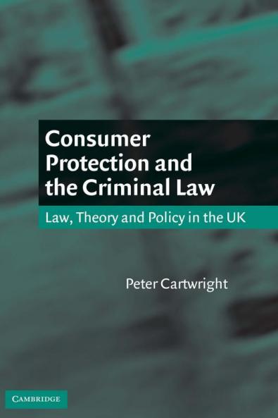 Consumer Protection and the Criminal Law