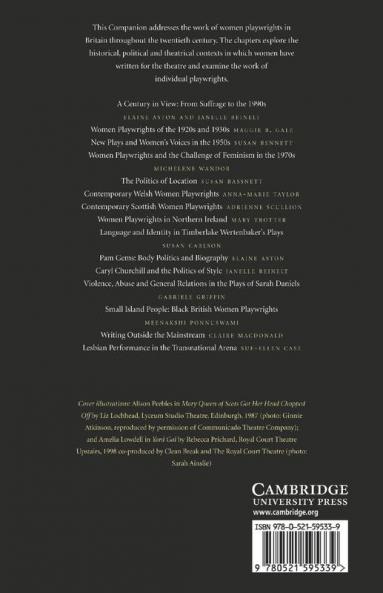 The Cambridge Companion to Modern British Women Playwrights