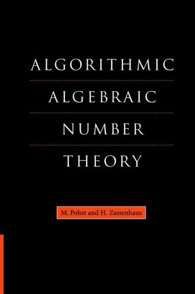 Algorithmic Algebraic Number Theory