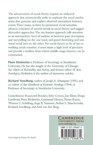 Social Mechanisms